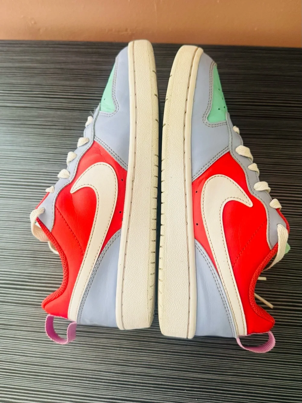Nike Kids Low-Top Sneakers - Mint, Coral & Lavender